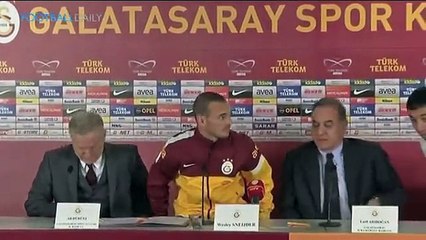 Galatasaray unveil Wesley Sneijder
