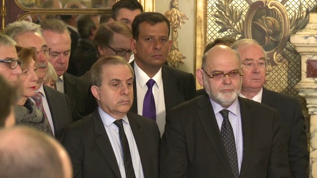 Hommage du Sénat aux victimes de l'attentat contre Charlie Hebdo