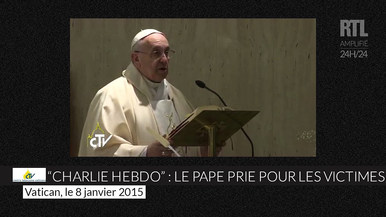 "Fusillade à Charlie Hebdo" : Le Pape François a prié pour les victimes