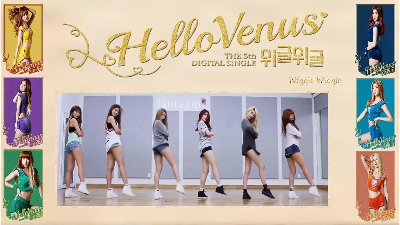 Hello Venus - Wiggle Wiggle (Choreography Practice Video) k-pop [german Sub]