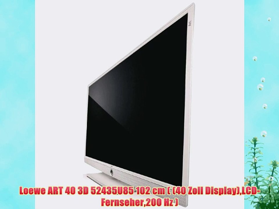 Loewe ART 40 3D 52435U85 102 cm ( (40 Zoll Display)LCD-Fernseher200 Hz )