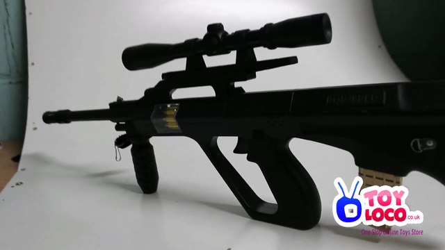 WWW.TOYLOCO.CO.UK Battery Operated AU-IG Toy Machine Gun 583-3