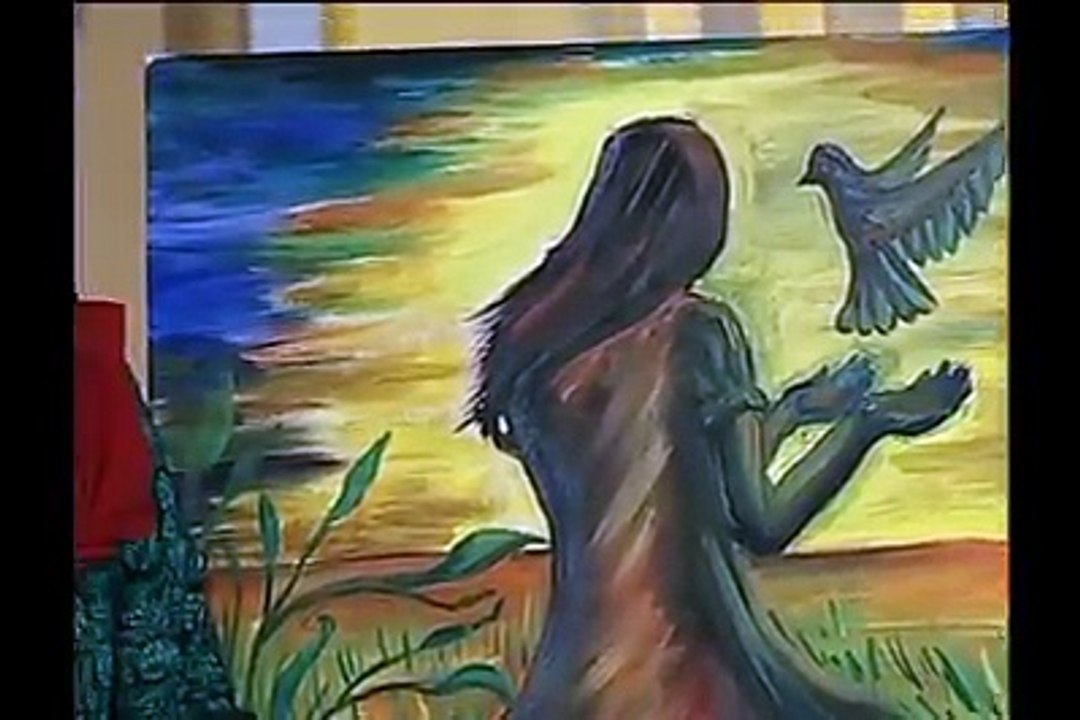 Painter Maryam Naeem " Raag Rageshree"