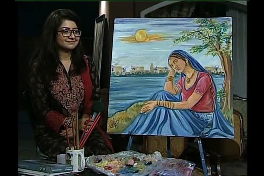 Maryam Naeem (PAINTER) "Raag Ahir Bhairav"