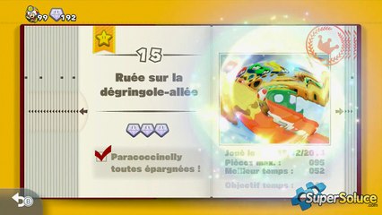 Captain Toad : L’Objectif Temps de Ruée sur la dégringole-allée