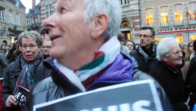 3000 personnes à Moulins pour Charlie Hebdo