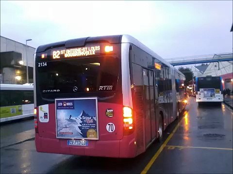 [Sound] Bus Mercedes-Benz Citaro G C2 €uro 5 BHNS TGB n°2134 de la RTM - Marseille sur la ligne B2
