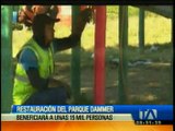 Restauración del parque Dammer 1 en Quito beneficiará a 15 mil personas