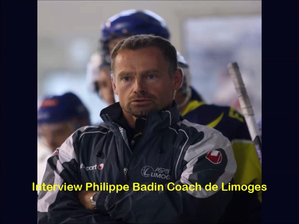 Hockey D2 - 2015-01-03 Interview Philippe Badin Coach de Limoges