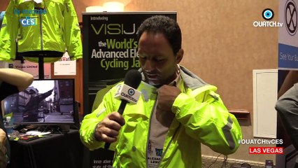 la minute CES S02E16 : VISIJAX, la veste pour cycliste intelligente et connectée