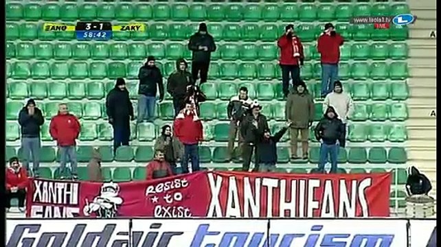 Xanthi vs. Zakynthos 3 - 1 Goal K. Soltani Greece Cup 08.01.2015