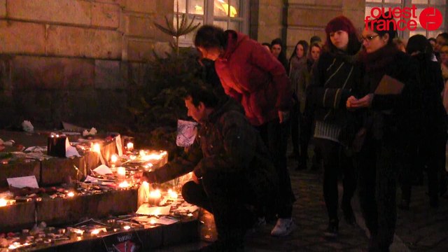 Charlie Hebdo : hommages sans interruption à Rennes