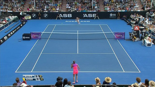 Auckland: Görges liefert Wozniacki Kampf
