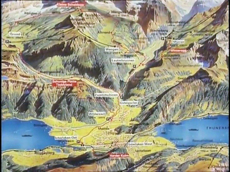 Die Attraktionen der Jungfrau - Region