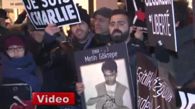 Paris'teki Saldırı İstanbul'da Protesto Edildi