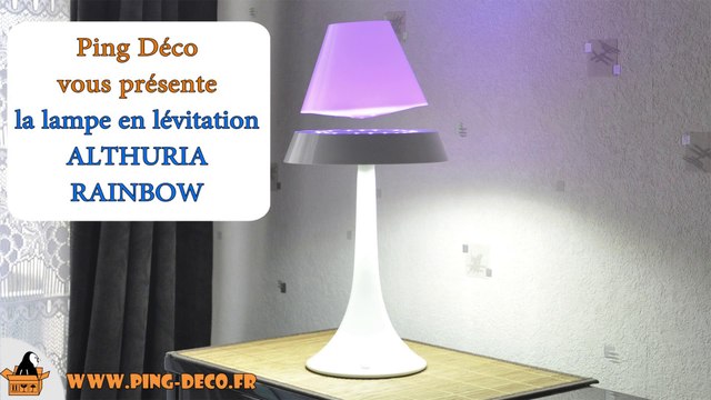 lampe en lévitation ALTHURIA RAINBOW (WWW.PING-DECO.FR)