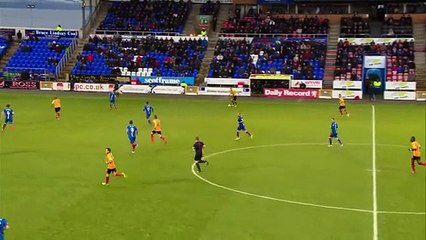 Stevenson scores first ever league goal for Thistle