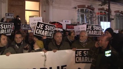 Taksim'de Charlie Hebdo Saldırısı Protesto Edildi