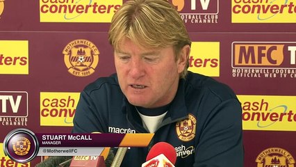 Stuart McCall Pre St Johnstone 30-10-2014