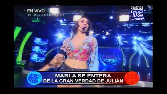 Atrevidos: Polémica entre Marla, Julián y Vanessa.