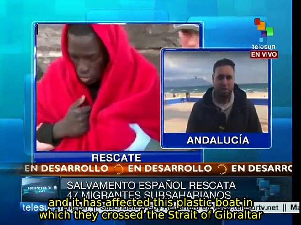 47 Sub-Saharan migrants rescued in the Strait of Gibraltar