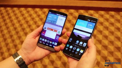 LG G Flex 2 vs LG G3 (CES 2015 Comparison)
