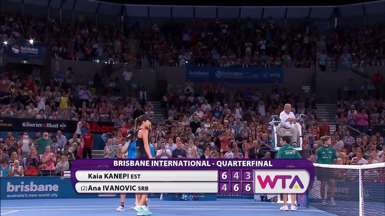 Brisbane: Ivanovic: Küsschen nach Aufholjagd