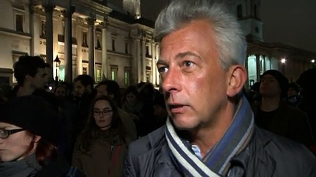 Paris shooting and killing murder- Hundreds attend Trafalgar Square vigil - Video Dailymotion, youtube