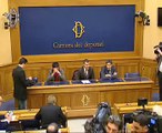 Roma - Delega fiscale e norme Salva Berlusconi - Conferenza stampa di Arturo Scotto (07.01.15)