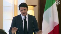 Tirana (Albania) - La conferenza stampa di Matteo Renzi (30.12.14)