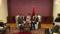 Tirana (Albania) - Incontri con i Presidenti della Repubblica e del Parlamento d'Albania (30.12.14)