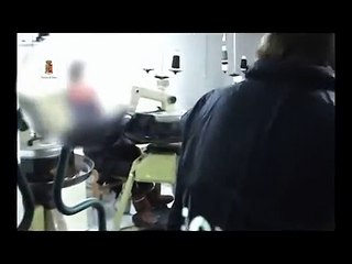 Bastia Umbra (PG) - Laboratorio cinese scoperto, l'irruzione della polizia (30.12.14)