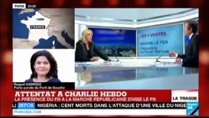 Charlie Hebdo - Raquel Garrido sur France 24