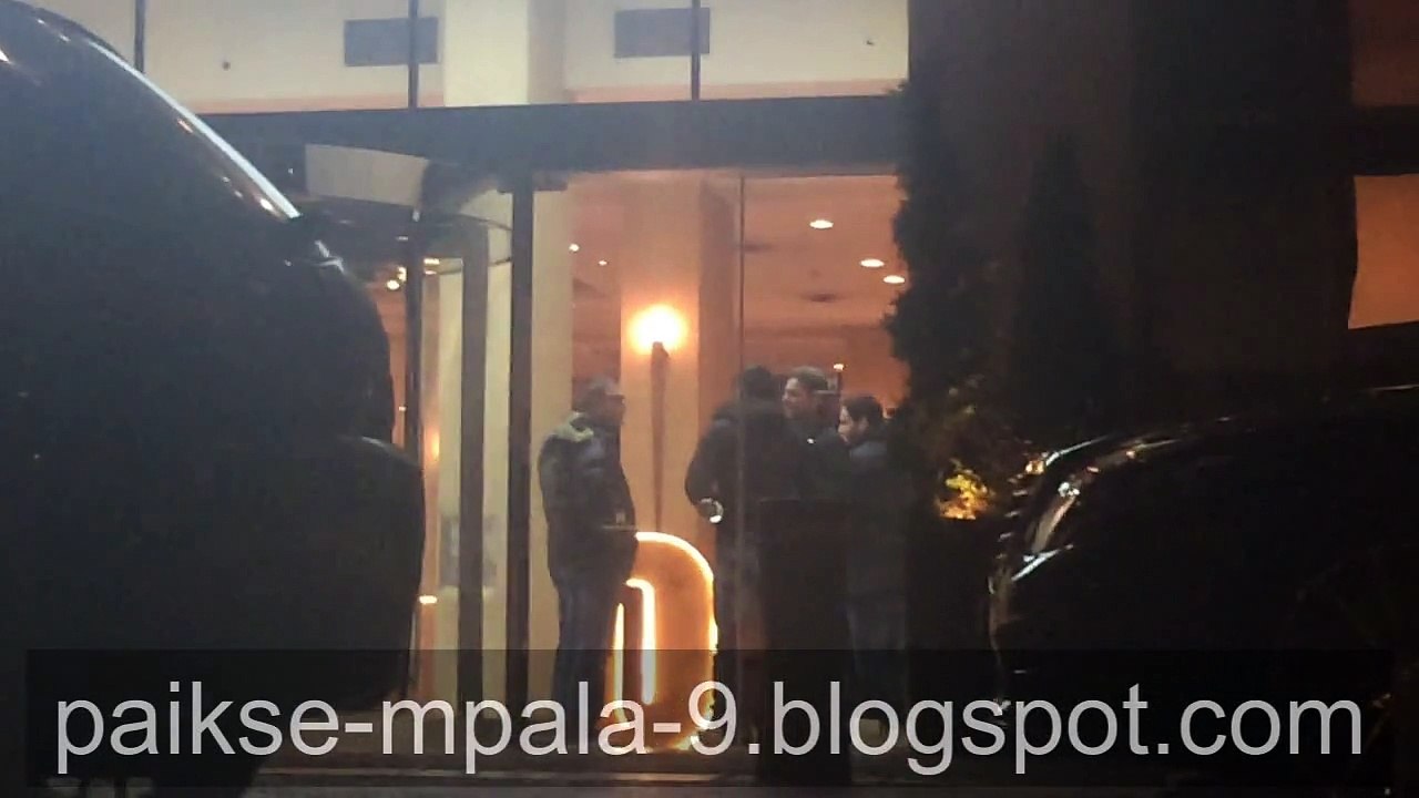 O Christian Noboa sti Thessaloniki gia PAOK 8/1/2015 Makedonia Palace
