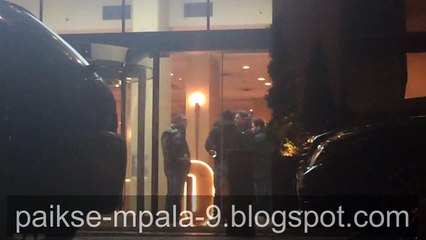 O Christian Noboa sti Thessaloniki gia PAOK 8/1/2015 Makedonia Palace