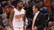 Marcus Morris Screams at Suns Coach Jeff Hornacek after Technical Foul