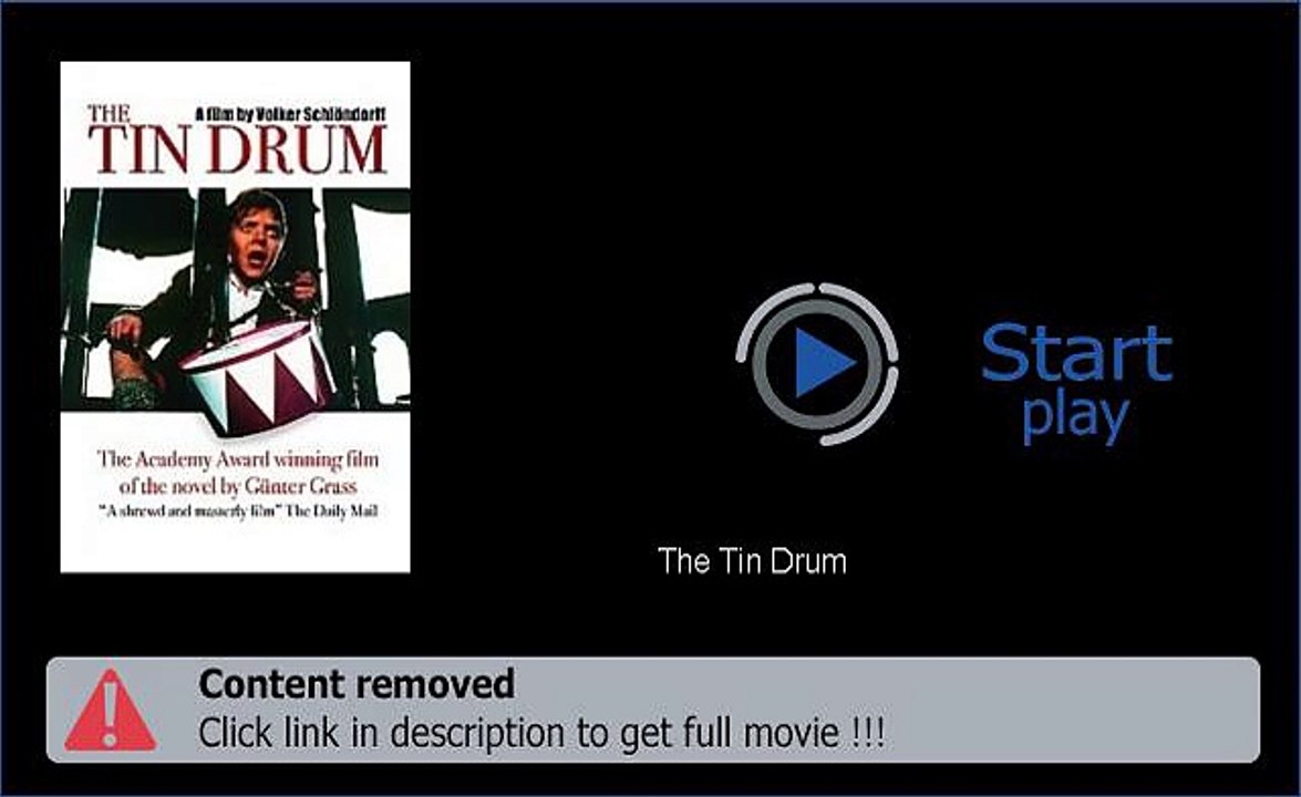 Download The Tin Drum Movie In HD, DivX, DVD, Ipod