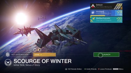 Destiny PS4 Coop Part 370 - (Winter’s Run, Venus) Daily Heroic Story [With Commentary]