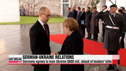 Video herunterladen: Germany agrees to loan Ukraine $600 mil. ahead of leaders' talks