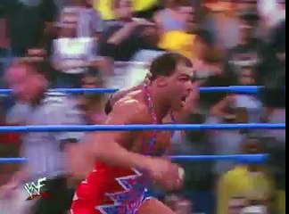 Summerslam 2000 Triple H vs The Rock vs Kurt Angle [Español Latino]