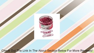 Paper Clips, PVC-Free Plastic Coated Wire, Jumbo, Pink, 80/Pack Review