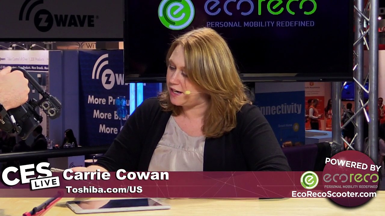Toshiba Talks Windows Tablets with CES live #CES2015 - GeekBeat Tips & Reviews