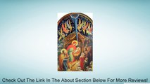 Catholic Orthodox Wood Nativity Scene Triptych Russian Icon Christ Virgin Mary Nativity of Christ 7 1/2 Inch Review