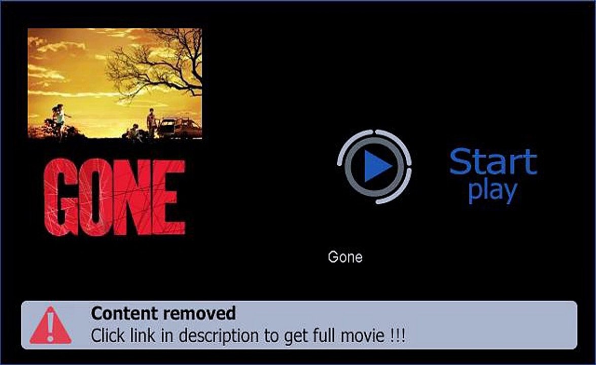 Watch Gone Full Movie