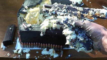 Glock 17 Baked In A Cake - Will It Survive?