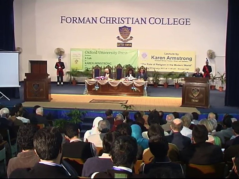 Karen Armstrong talk at PC Hotel