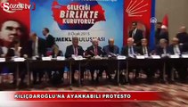 Kılıçdaroğlu'na ayakkabılı protesto!