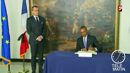 Attaque contre "Charlie Hebdo": "Vive la France !", écrit Barack Obama