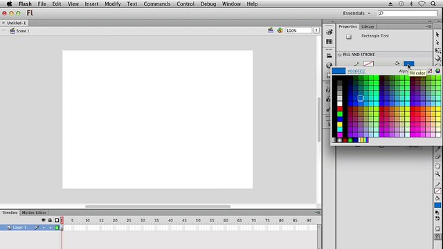 05. Drawing Shapes in Flash-adone flash
