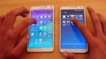 Galaxy Note 3 Android 50 vs Galaxy Note 4 Android 444 KitKat Comparison